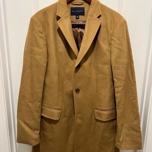 Camel trench coat